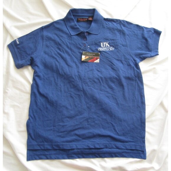New Men Ultra Club University of Kentucky Cotton Short Sleeve Shirt Sz XL(MT691) - Picture 1 of 9